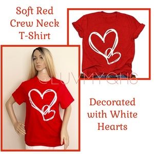 Red Crew Neck T-Shirt